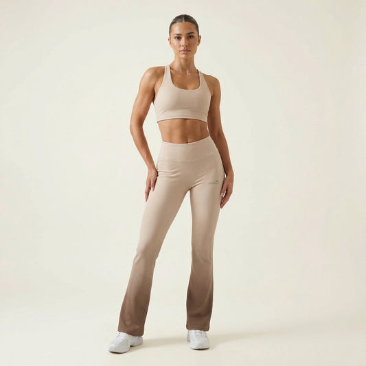 Legging Flare degradado de cintura alta y corte bootcut.   (Varios colores)