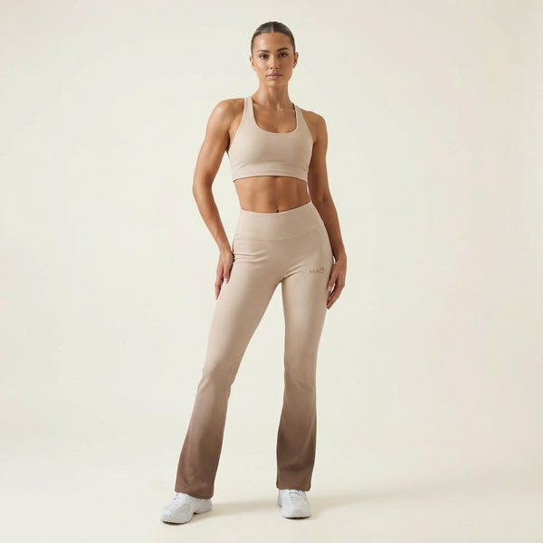 Legging Flare degradado de cintura alta y corte bootcut.   (Varios colores)