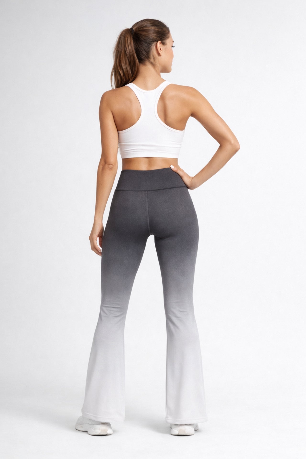 Legging Flare degradado de cintura alta y corte bootcut.   (Varios colores)