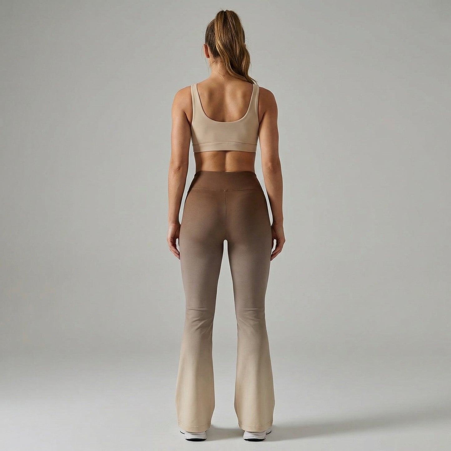 Legging Flare degradado de cintura alta y corte bootcut.   (Varios colores)