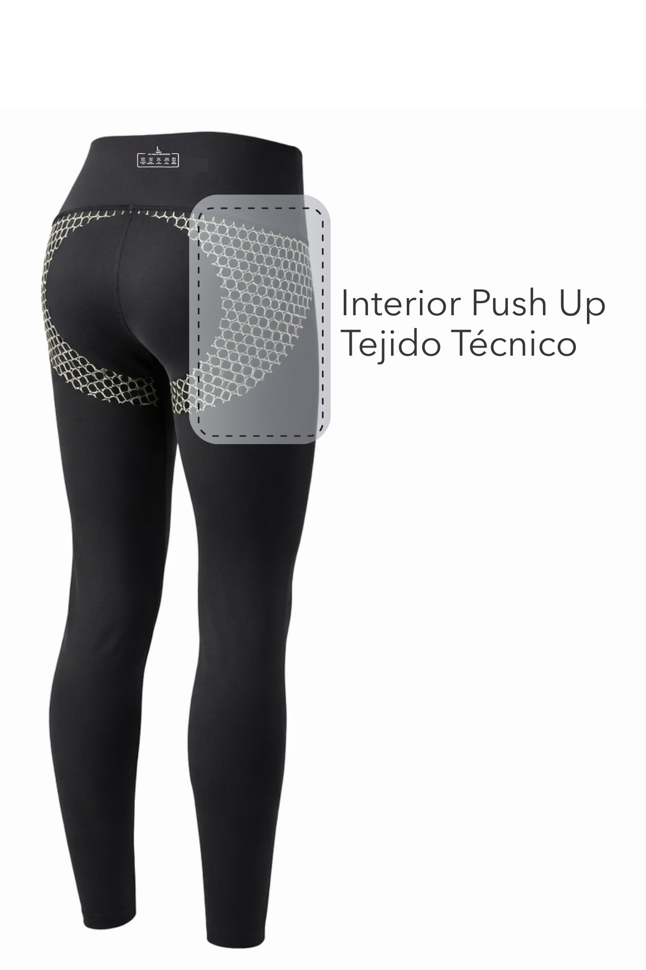 Legging Body Sculp Slim Fit-     Faja+Cremallera